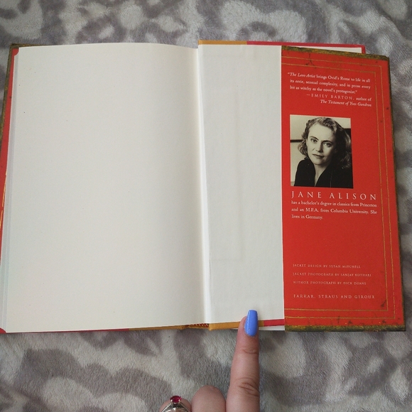 The Love Artist - Jane Alison roman historical fiction novel book hardcover - Picture 5 of 8